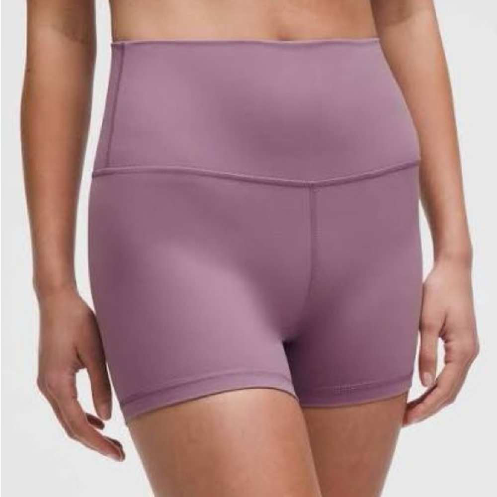 lululemon align 4” shorts lavender luxe